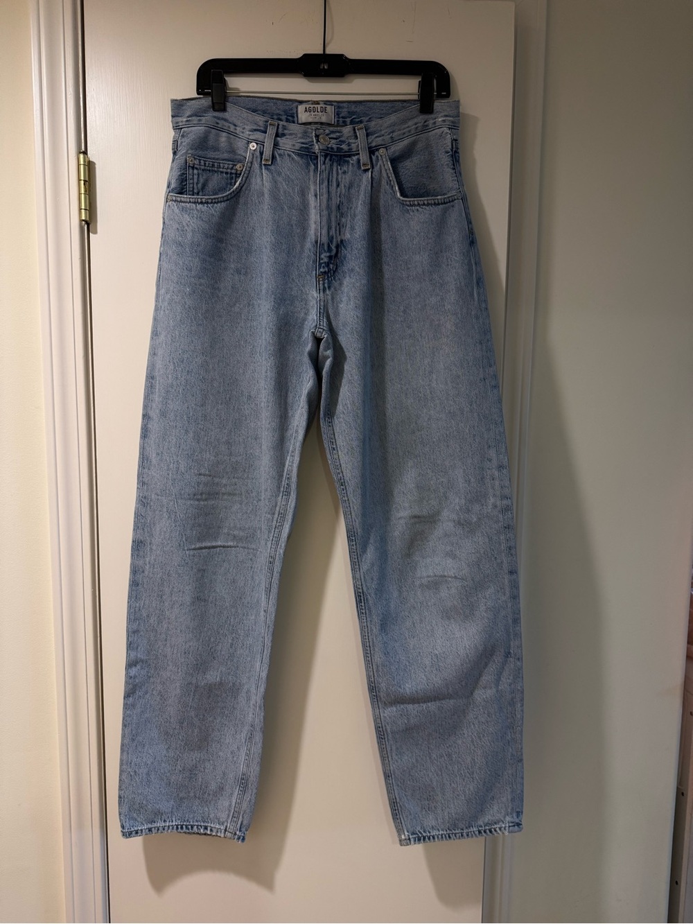 Agolde Light Wash Relaxed Straight Men's Jeans